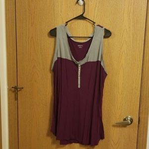 Gray and Purple Tank